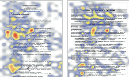 Resume Heat Maps Resume Heat Maps