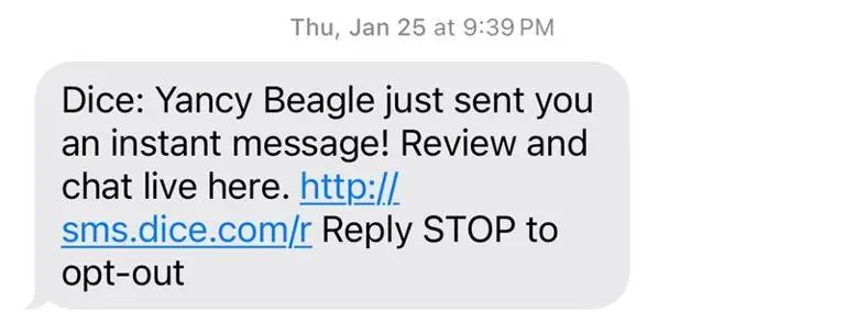 SMS Notifications